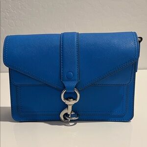 Rebecca Minkoff Hudson Moto Mini Crossbody - Blue